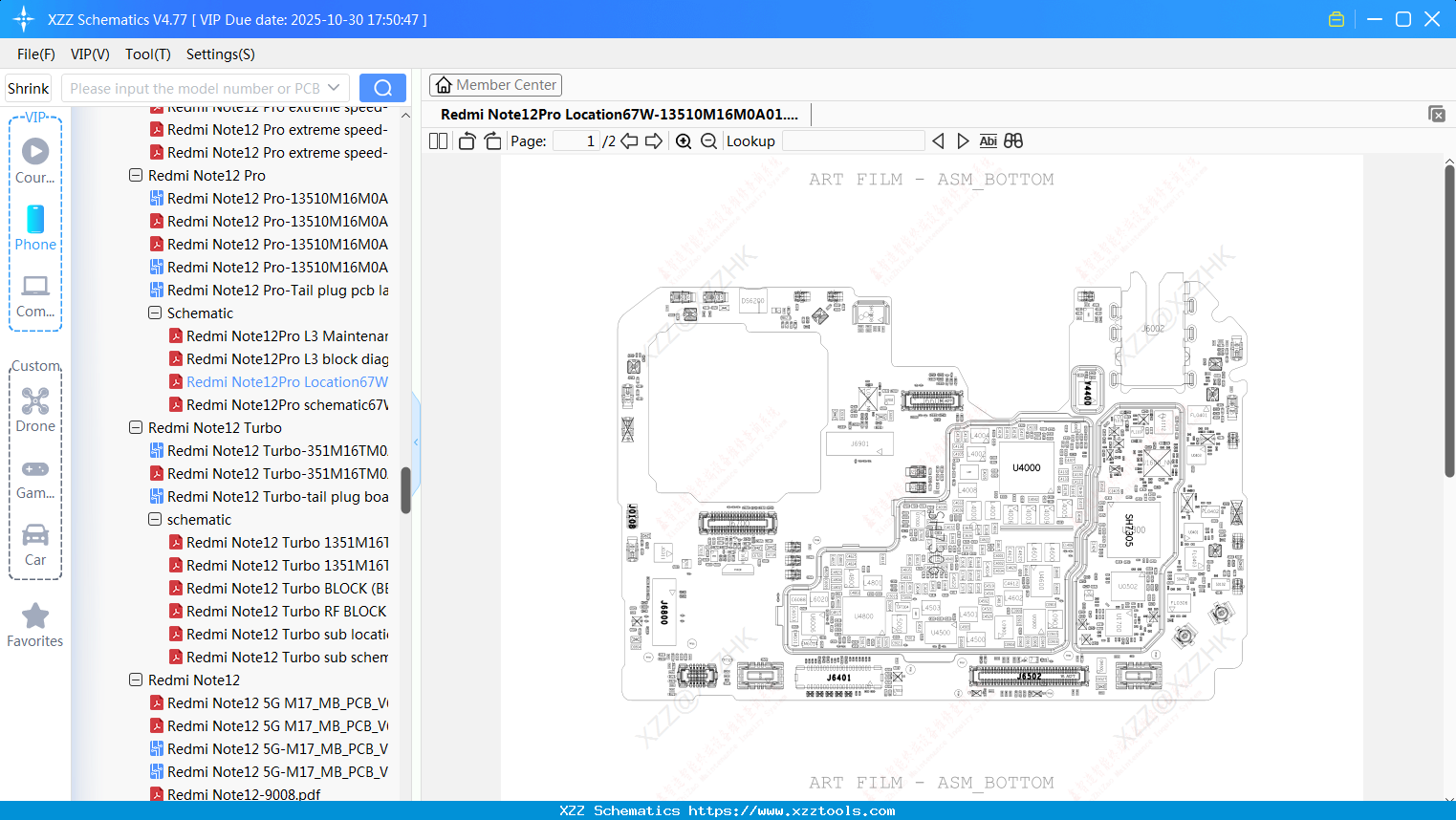 Xiaomi Redmi Note12Pro Location67W-13510M16M0A01
